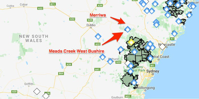The Meads Creek West area is continuously facing severe wildfires recently.