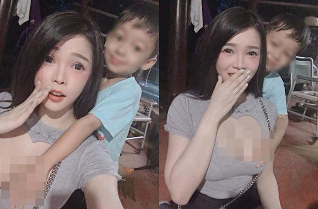 Breathless Before the Alluring Charm of a Famous Hot Girl, Who Gained Likes by Letting a Young Boy Place His Hand on Her Bust 2 The hot girl herself later openly admitted that this was her way of gaining views and likes