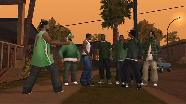 Grand Theft Auto: San Andreas and the Legendary Cheat Codes 1 The game's storyline revolves around a single main character, an African American named Carl Johnson, who left the gangs in his hometown of Los Santos
