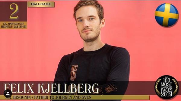 Who Says Gamers Aren't Attractive? You'll Be Surprised by the Ranking of 'YouTube King' PewDiePie 1 photo 1 15786316028471763489359 1