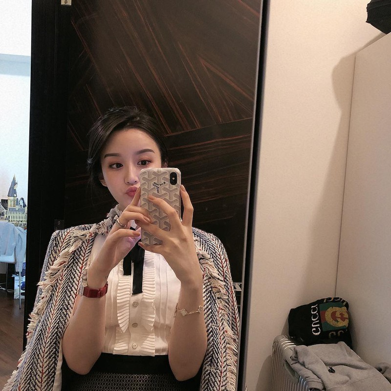 She rarely posts selfies like this