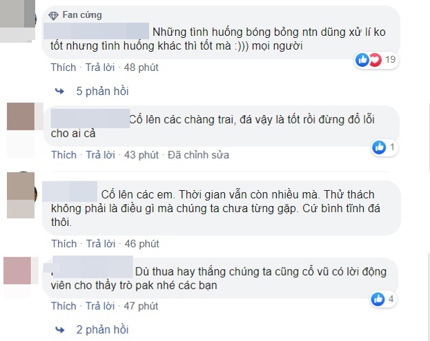 Many still support Bùi Tiến Dũng after his costly mistake in yesterday's match