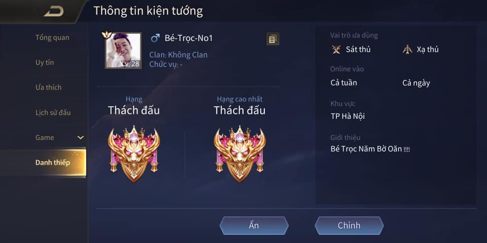 Many people were confused because the 'fake Challenger' changed their name to Bé Trọc