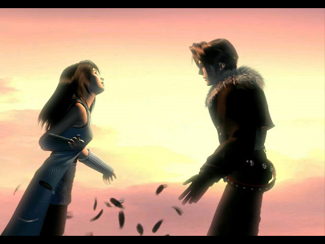 She left before finishing her love story in FF8...