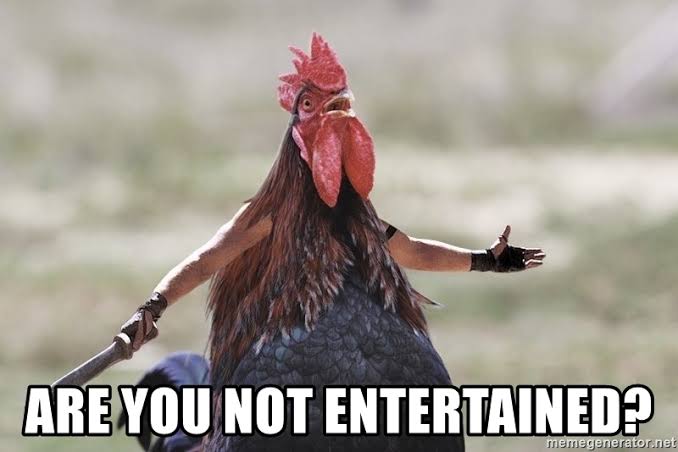 Stop using chickens as a joke!