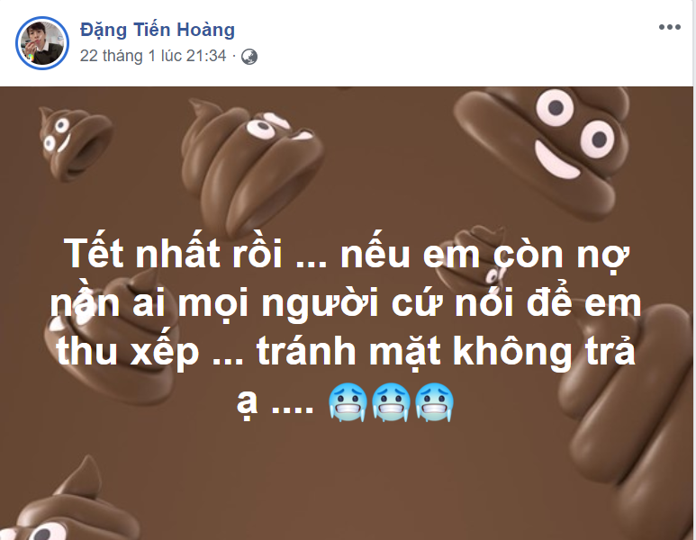 ViruSs asks people to remind him of debts so he knows how to 'avoid' them