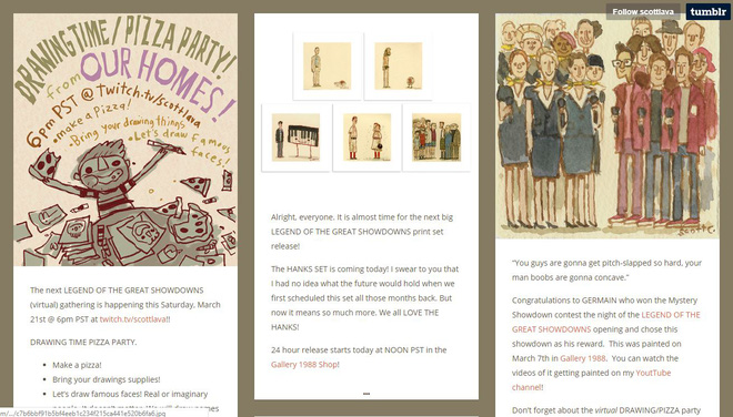 Scott archives all of his works on the Great Showdowns website.