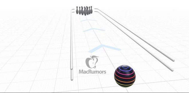 AR/VR bowling game can only be activated at a specific location of Apple
