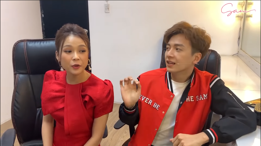 Sam and Ngo Kien Huy are one of the most beautiful MC pairs today.
