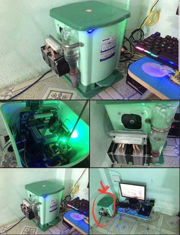 Some gamers use a trash bin to create a new replacement case.