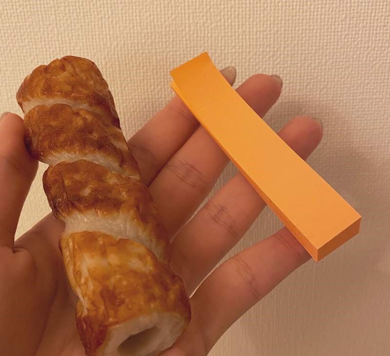 The tools used here can be eaten after use