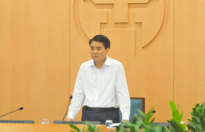 Chairman of the Hanoi People's Committee Nguyen Duc Chung.