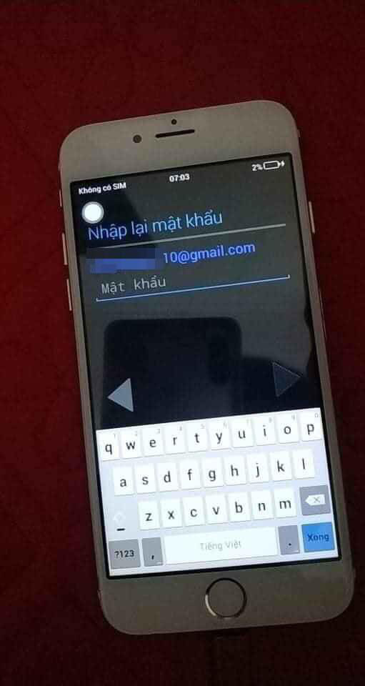 So unfortunate that he doesn't even have a password to use the app