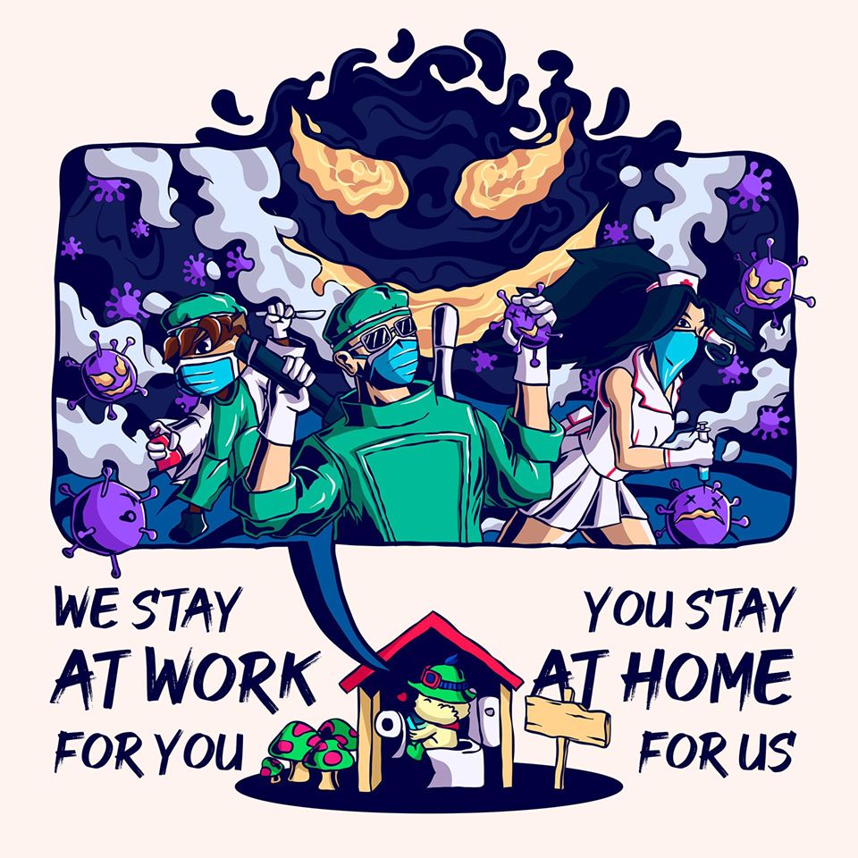 Follow Teemo's example, heed the call to stay home for the community instead of hiding in bushes randomly