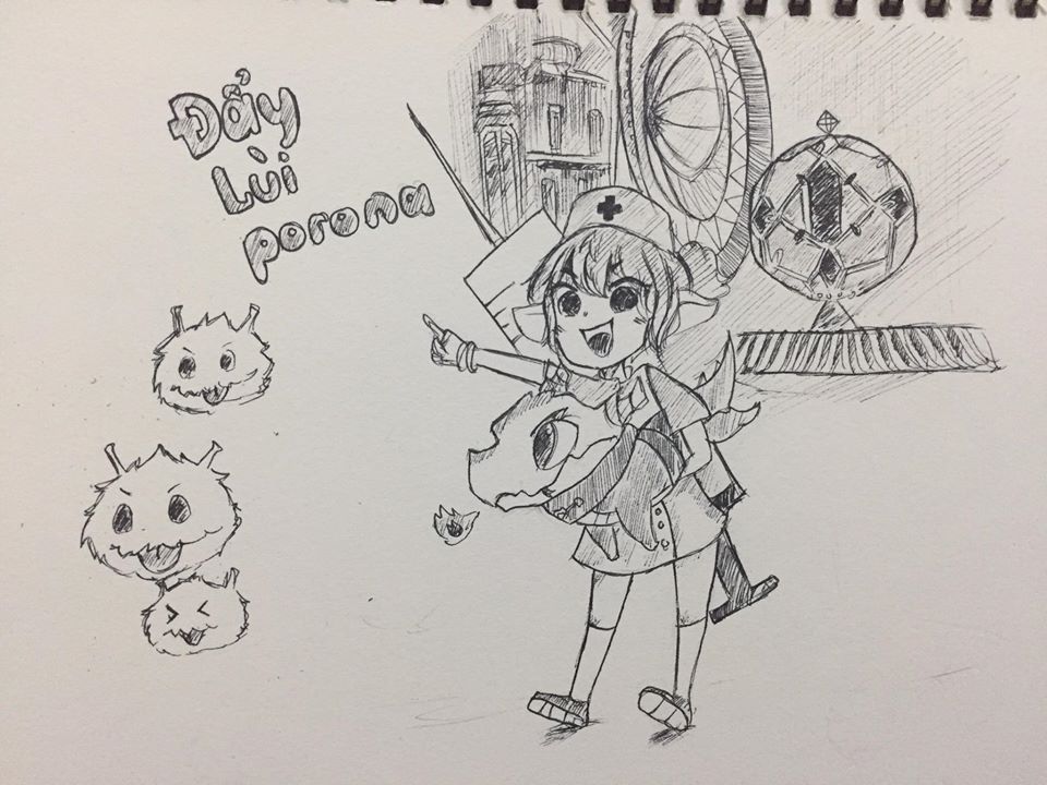 Comparing cute Poro babies to the Coronavirus seems a bit unfair, but it's a lovely idea so it's fine