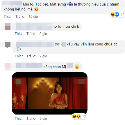 Many comments criticize the beauty of the hot girl 'corn and butter'