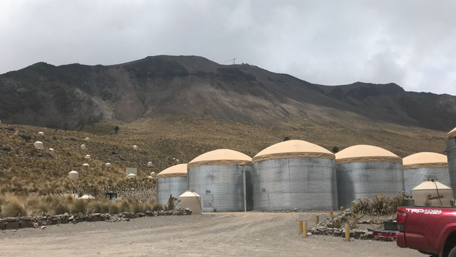 The area where the experiment is conducted.
