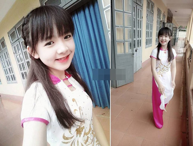 The photo marking the emergence of the 'elementary school hot girl'