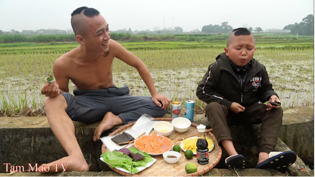 The 'Tam Mao Cuisine' channel has nearly 3 million subscribers