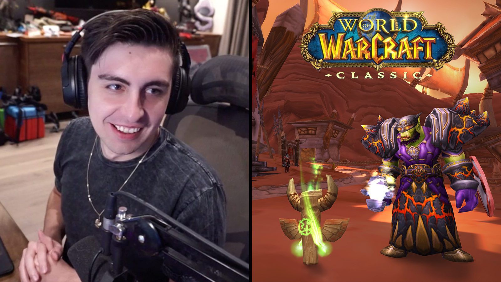 Shroud - one of the dedicated fans of World of Warcraft