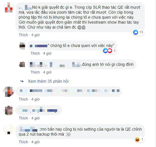 The online community expressed their disappointment over her unconvincing evidence.