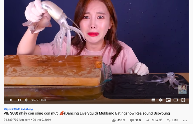 The most viewed video is also the most controversial on Ssoyoung's YouTube channel, with nearly 100k dislikes.