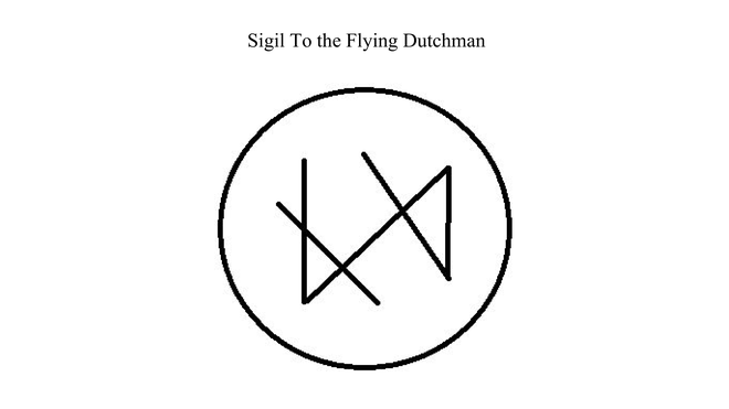 The sigil shared by the astral community to set foot on the Flying Dutchman ship