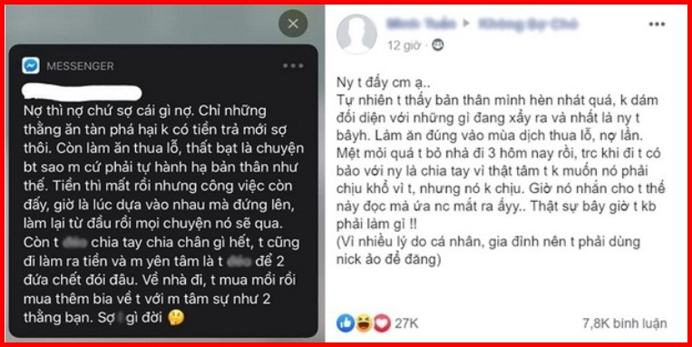 The young man's post quickly garnered attention from the online community.