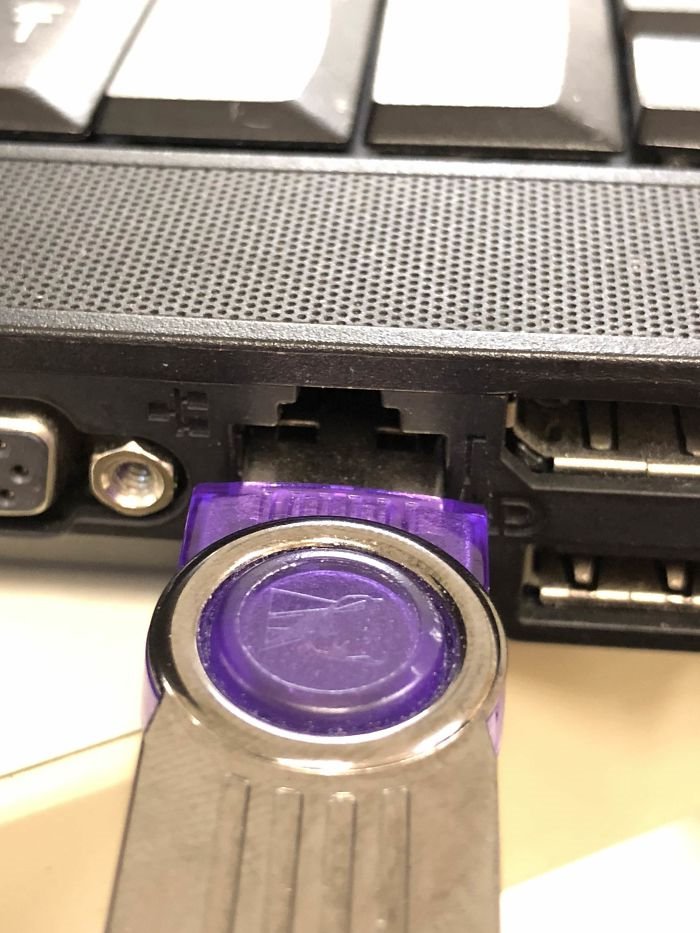 Plugged into the wrong port, has anyone ever experienced this?