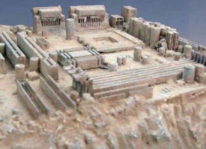 An archaeological site? No, it's the motherboard of a gamer too lazy to clean their computer