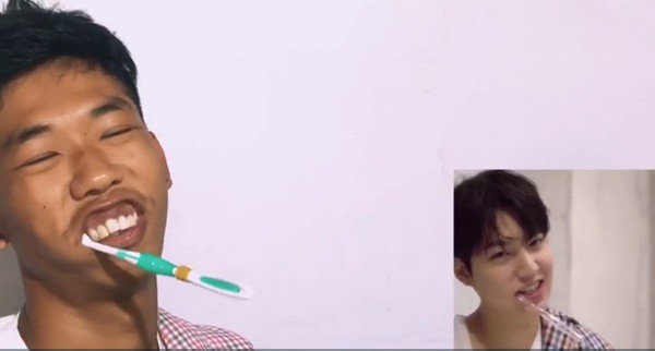 Investing in both toothbrush and a charming smile