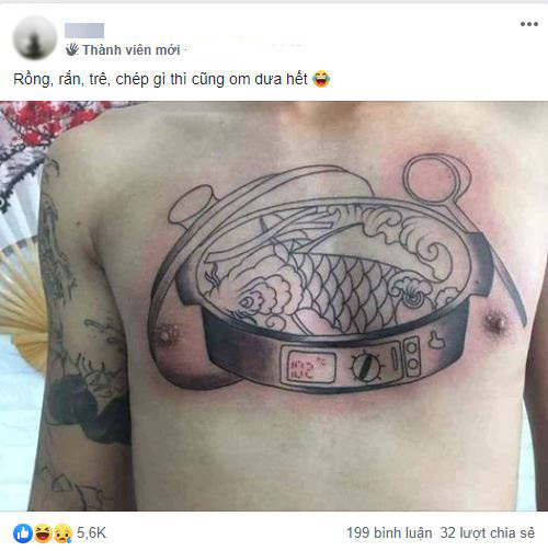 The image received significant attention from the online community (Source: Hóng Biến Hội)