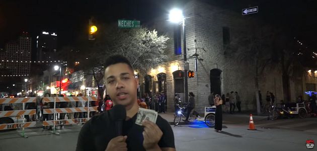 Using $100 to see if girls are willing to 'flash' on camera