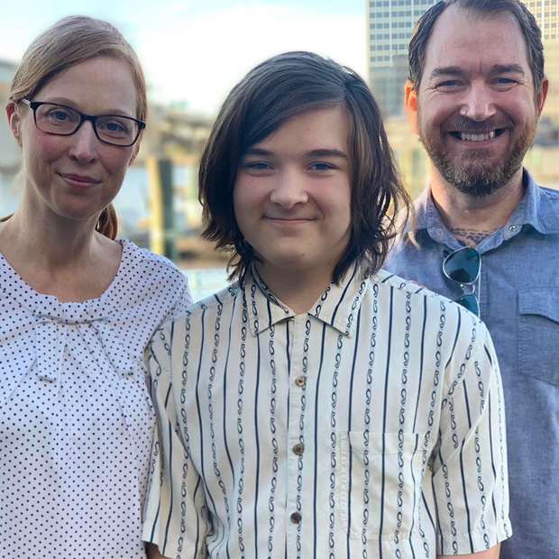 The most recent photo of 'Success Kid' Sammy with his parents