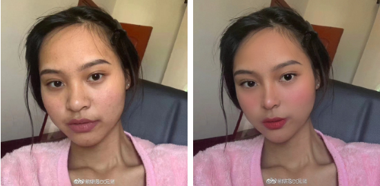 With just one transformation, from an average beauty, we now have a girl who has completely transformed.