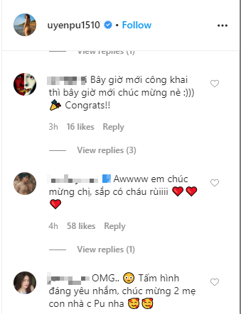 Fans send their wishes to Uyên Pu