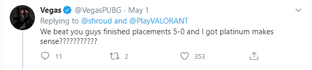 Isn't it confusing? I won 5-0 and ended up at Platinum