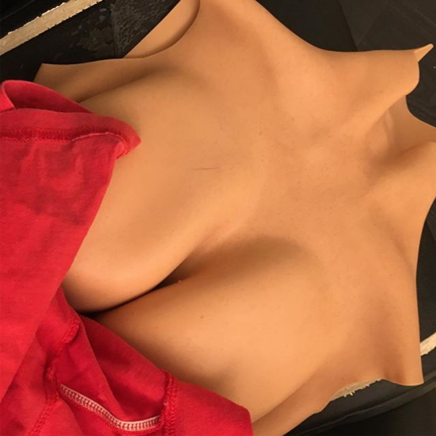 This is what made her bust unusually large