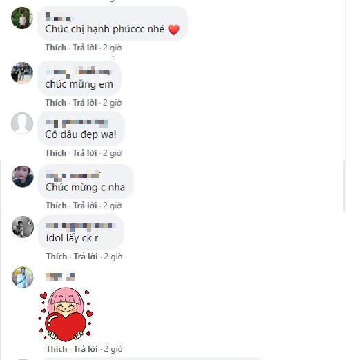 Fans are sending Trâm Anh their heartfelt wishes for happiness