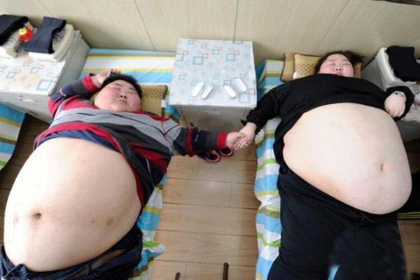 Just a year after marriage, Lin Yue and Zhang Yang weighed nearly 200kg.