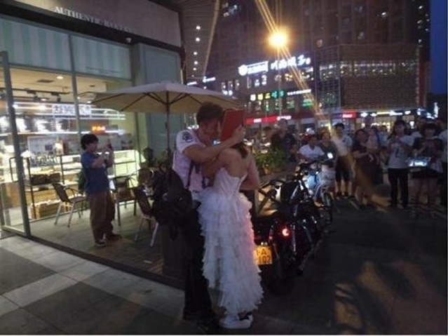 Although surprised by the unexpected proposal from his girlfriend, the guy ultimately nodded in agreement even though they had not been together long.