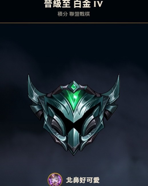 Reaching Platinum rank