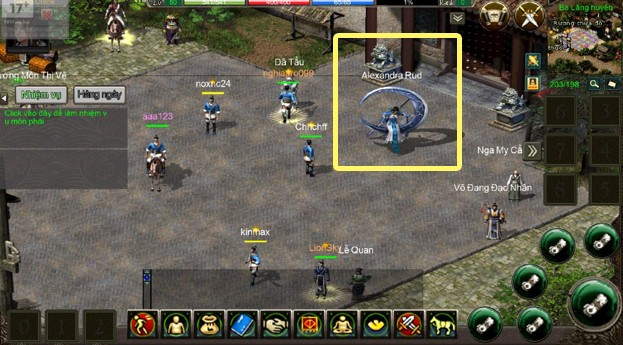 The angelic female NPC will gift martial arts players
