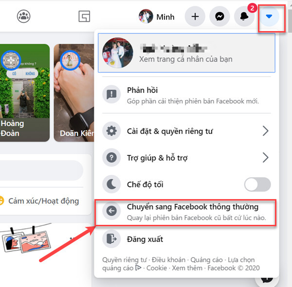 Many accounts can easily switch back to the old interface with a simple click