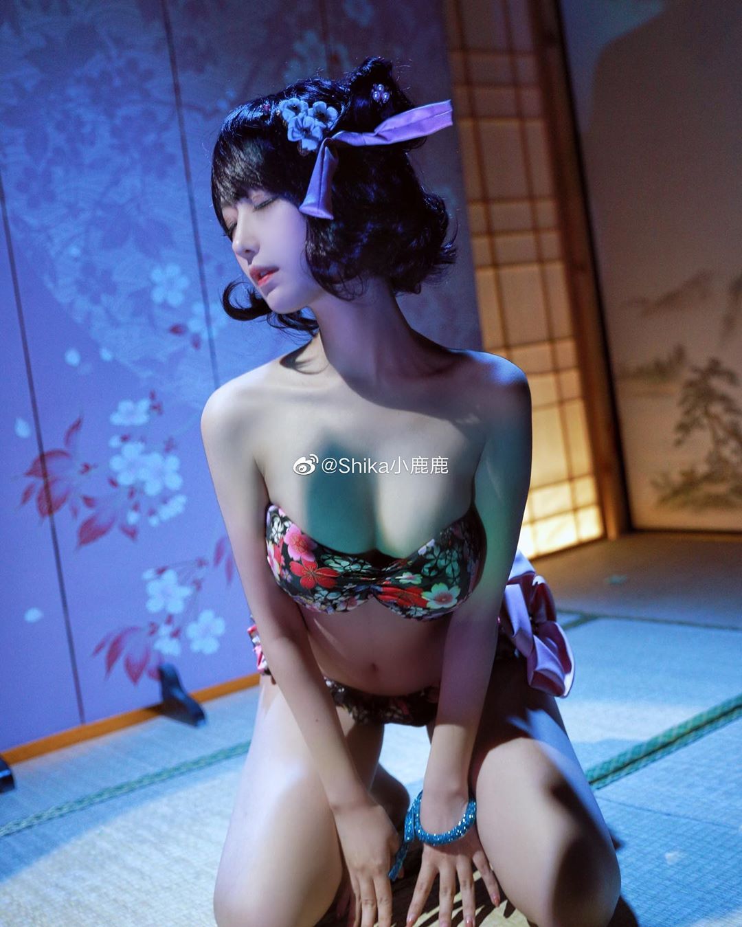 Or even in her cosplay outfits