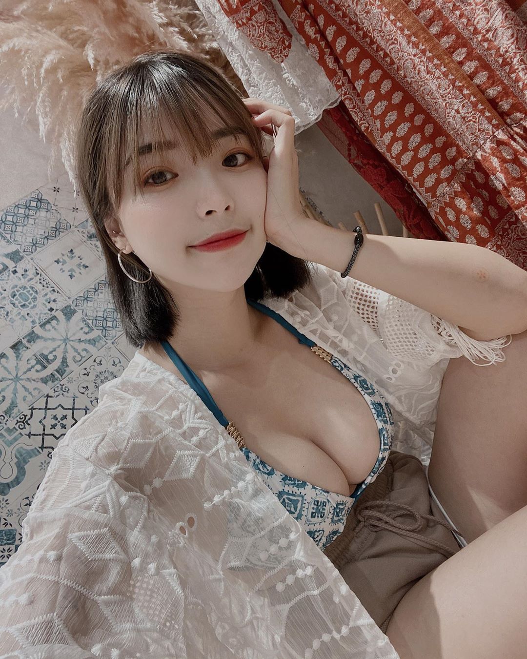 Ah Yuan's cute beauty and sexy figure