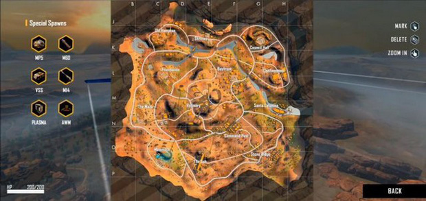Desert Island map in Free Fire