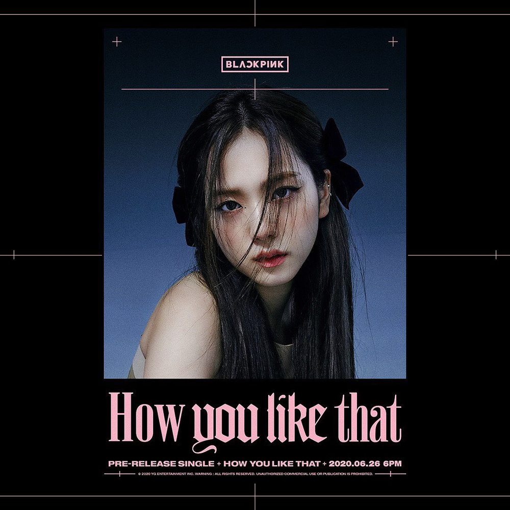 Jisoo's look in the latest MV