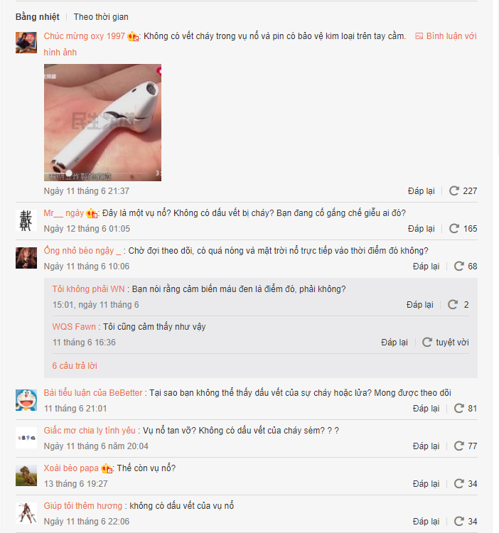 User comments on Weibo (Automatically translated by Google Translate)