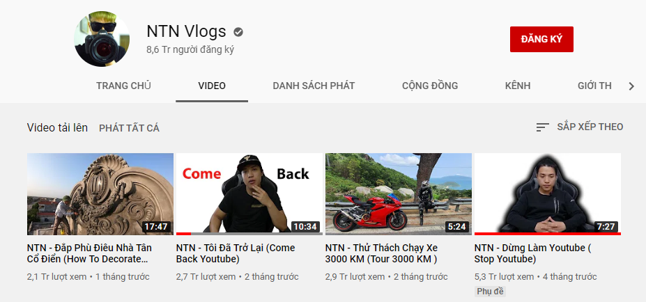 Although NTN returned after his announcement to stop making YouTube, his video output is very sparse